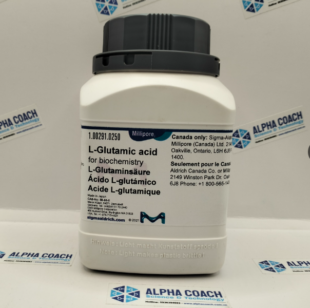 Hóa chất L Glutamic acid for biochemistry CAS 56 86 0 (8,6 g/l, H2O)